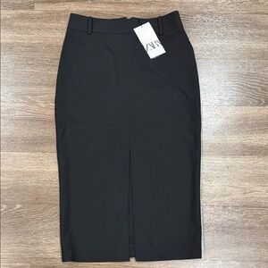 Zara Classic Black Pencil Skirt